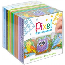 Креативен куб с пиксели Pixelhobby - Pixel Classic, Птици