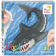 Креативен комплект с пиксели Pixelhobby Classic - Акула -1