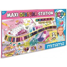Креативен комплект Mitama Maxi Glitter Station - 100 части