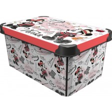 Кутия за съхранение Disney - Венеция, 5 l, червена -1
