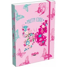 Кутия с ластик Lizzy Card Cute Butterfly - A4 -1