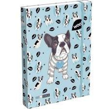 Кутия с ластик Lizzy Card We Love Dogs Woof - A4