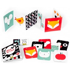Кутия с бебешки контрастни карти Banana Panda - 0+/3м+/6м+ -1