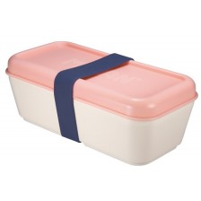 Кутия за храна Milan - 750 ml, с розов капак -1