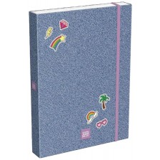 Кутия с ластик Lizzy Card OJC Girl - 33 x 24 x 5 cm