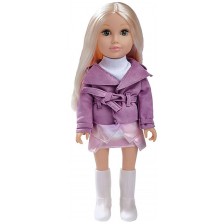 Кукла Ocie - Fashion Girl, с лилав тоалет, 46 cm