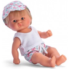 Кукла Asi Bombonchin - Бебе Нико, с плажен тоалет, 20 cm