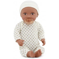 Кукла-бебе Battat Lulla Baby - С пижама на точки слонова кост и шапка