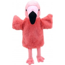 Кукла ръкавица The Puppet Company - Розово фламинго, 25 cm -1