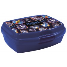 Кутия за храна Derform BackUp - Space, синя -1