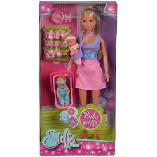 Кукла Simba Toys Steffi Love - Стефи детегледачка, асортимент -1