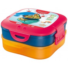 Кутия за храна Maped Concept Kids - Розова, 1400 ml