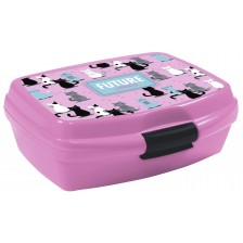 Кутия за храна Derform BackUp - Pink Cats -1