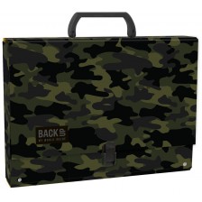 Куфарче Derform BackUp - Camouflage, с дръжка, A4