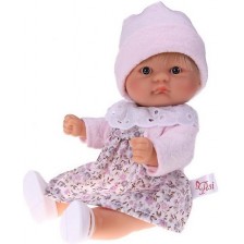 Кукла Asi - Бебе Чикита, с розовa жилетка и рокля на цветя