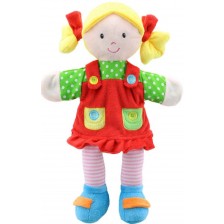 Кукла за куклен театър The Puppet Company - Момиче с червена дреха, 38 cm -1