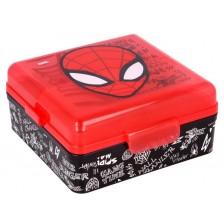 Кутия за храна Stor - Spiderman, с 3 отделения -1