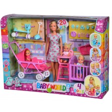 Кукла Simba Toys Steffi Love - Стефи, с три бебета