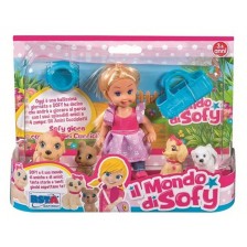 Кукла RS Toys - Софи, с 4 кученца и аксесоари