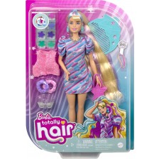 Кукла Barbie Totally hair - С руса коса и аксесоари -1