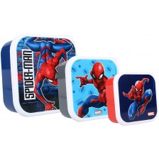 Кутия за храна 3 в 1 Vadobag Spider-Man - Let's Eat! -1