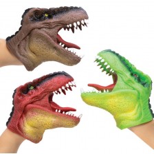 Кукла за ръце Bigjigs - Динозаври, асортимент