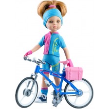 Кукла Paola Reina Amigas - Даша, с велосипед, 32 cm