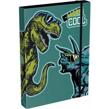 Кутия с ластик Lizzy Card Dino Cool - 33 x 24 x 5 cm