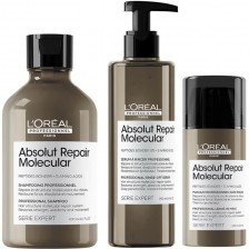 L'Oréal Professionnel Absolut Repair Molecular Комплект - Шампоан, Маска и Серум, 300 + 100 + 250 ml -1