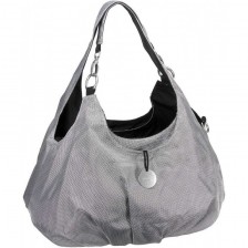 Чанта за детска количка Lassig - Gold label shoulder, metallik silver -1