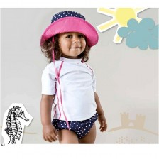 Детска блузка за плаж Lassig - XXL, white , 24-36 месеца -1