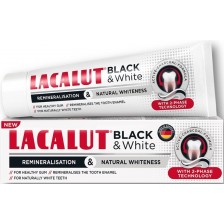 Lacalut Паста за зъби Black & White, 75 ml -1