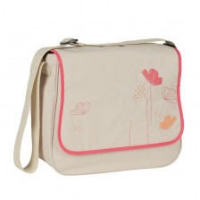Чанта за детска количка Lassig - Basic messenger, poppy sand -1
