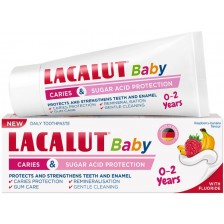 Lacalut Baby Детска паста за зъби, 0-2 години, 55 ml -1