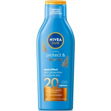 Nivea Sun Лосион Protect & Bronze, SPF 20, 200 ml