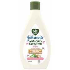 Лосион за тяло Johnson's - Naturally Sensitive, 395 ml -1