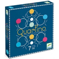 Логическа игра с цветни жетони Djeco, Quartino -1