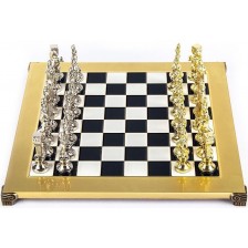 Луксозен шах Manopoulos - Ренесанс, черни полета, 36 x 36 cm -1