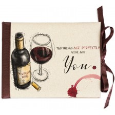 Луксозна картичка за рожден ден - Wine and you