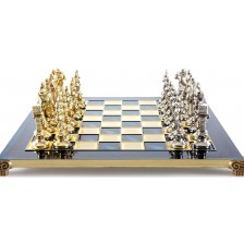 Луксозен шах Manopoulos - Ренесанс, сини полета, 36 x 36 cm -1