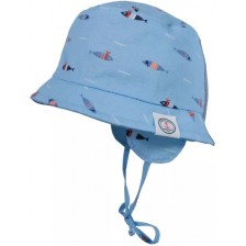 Лятна шапка с периферия Maximo - Риби, синя, UPF50+, размер 41, 4-6 м -1