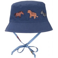 Лятна детска шапка с UV 50+ защита Sterntaler - С две лица, животни, 51 cm, 18-24 месеца