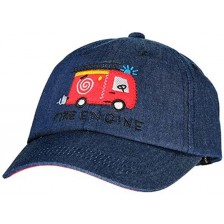 Лятна шапка с козирка Maximo - Пожарна, размер 47/49 -1