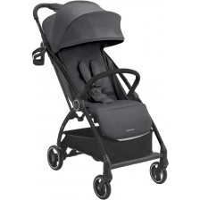 Лятна бебешка количка с автоматично сгъване KikkaBoo - Joy, Dark Grey -1