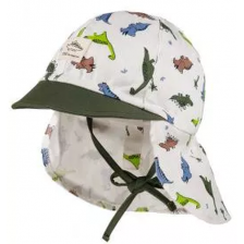 Лятна шапка с козирка Maximo - Защитна, динозаври, UPF15+, размер 53, 3-4 г -1