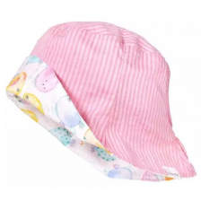 Лятна шапка с две лица Maximo - Розова, риба балон, UPF50+, размер 53, 3-4 г