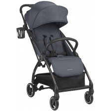 Лятна бебешка количка с автоматично сгъване KikkaBoo - Joy, Dark Grey -1