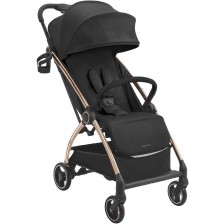 Лятна бебешка количка с автоматично сгъване KikkaBoo - Joy, Black