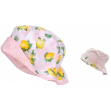 Лятна шапка с периферия Maximo, розова с лимони