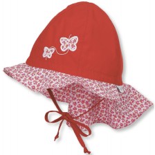 Лятна детска шапка с UV 30+ защита Sterntaler - 53 cm, 2-4 години, червена -1